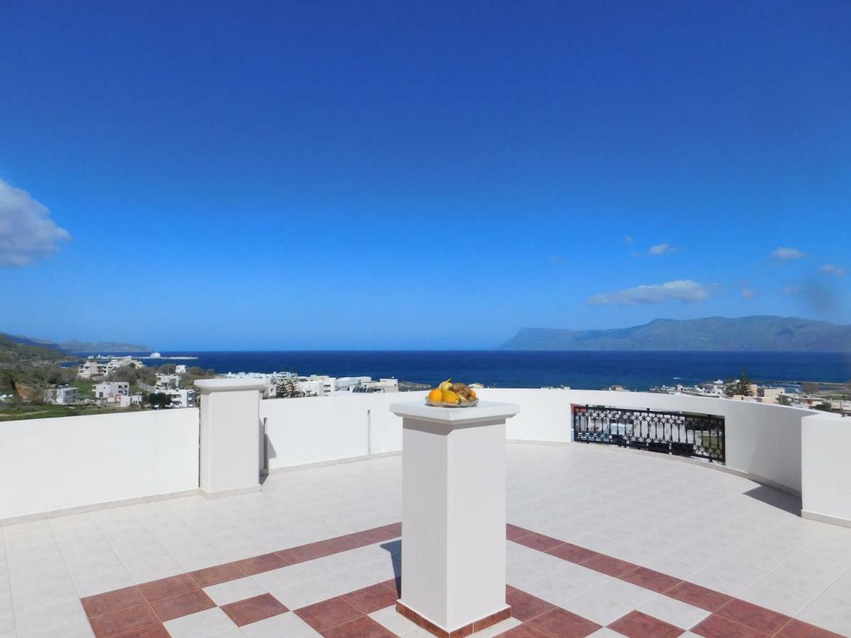 Panoramic Balos Sea View House 키사모스 외부 사진